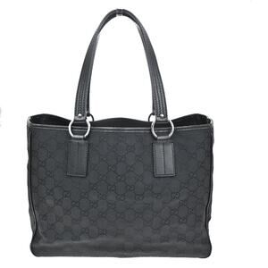 Gucci GG Canvas Vintage Open Tote Black